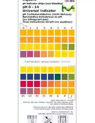 pH-indicator strips. pH 6.5 - 10.0