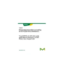 Elemental Impurities according to ICH Q3D oral, Standard 1