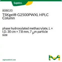 TSKgel® G2500PWXL (7 µm) HPLC Columns