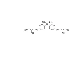 Bisphenol A (3-chloro-2-hydroxypropyl) (2,3-dihydroxypropyl) ether