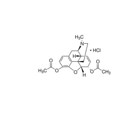 Heroin hydrochloride solution
