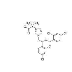 2-[1-[(2RS)-2-(2,4-Dichlorophenyl)-2-[[(2,4-dichlorophenyl)methyl]oxy]ethyl]-1H-imidazol-3-ium-3-yl]-2-methylpropanoate