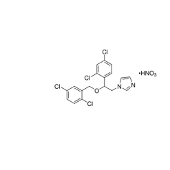 1-[(2)-2-(2,4-Dichlorophenyl)-2-[[(2,5-dichlorophenyl)methyl]oxy]ethyl]-1-imidazolium nitrate