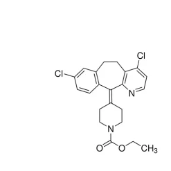 Ethyl 4-(4,8-dichloro-5,6-dihydro-11H-benzo[5,6]cyclohepta[1,2-b]pyridin-11-ylidene)-1-piperidinecarboxylate