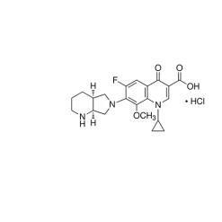 Moxifloxacin for peak identification