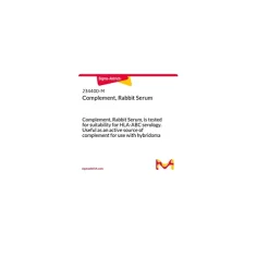 Complement, Rabbit Serum