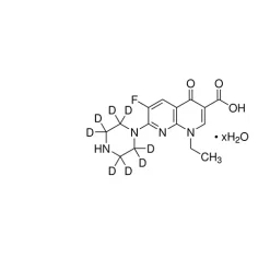 Enoxacin-(piperazinyl-d8) hydrate
