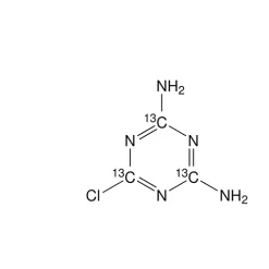 6-Chloro-2,4-diamino-1,3,5-triazine-13C3