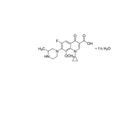 Gatifloxacin sesquihydrate