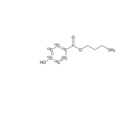 Butyl 4-hydroxybenzoate-ring-13C6 solution