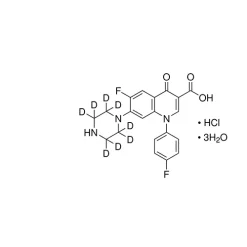 Sarafloxacin-d8 hydrochloride trihydrate
