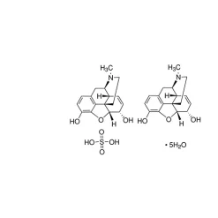Morphine sulfate salt pentahydrate
