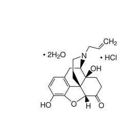 Naloxone for peak identification