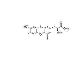 Liothyronine for peak identification
