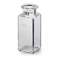 Sample Cell: 1" Square Glass 25mL, matched pair
