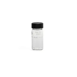 1" Round Glass, 10mL, Cell with Cap