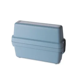 MultiTest kit case (5.7 x 8.1 x 2.6 in), blue polypropylene