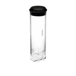 Sample cell 1 cm & 1 inch dual pathlength, round plastic, 6 pcs, with caps
