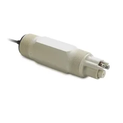 Encapsulated PPS Differential pH Sensor, 5-Wire with Internal Preamplifier and Glass Electrode, 10 ft cable