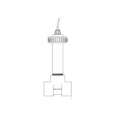 CPVC Union Mount for Hach pHD Sensor