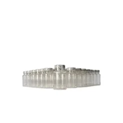 Sterile 120 mL Sample Bottles, 100/pk, Shrink-banded, Polystyrene with Thiosulfate