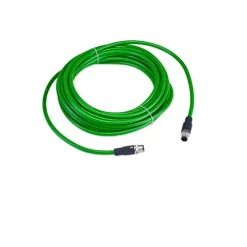 Ethernet cable M12 to M12, 10 m