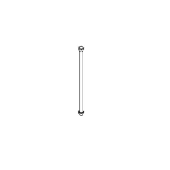 Stainless Steel extension pole 1.0 m