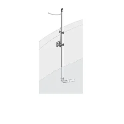 Stainless Steel pole mounting Kit, 10 cm