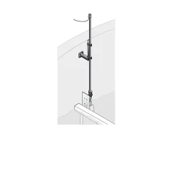 Sonatax sc Pole mounting hardware; Pivot mount SS pole 2 m + 0.35 m