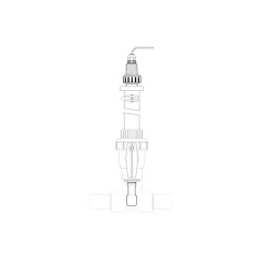 Insertion Mounting Hardware, 2", Stainless Steel, 3700 Series