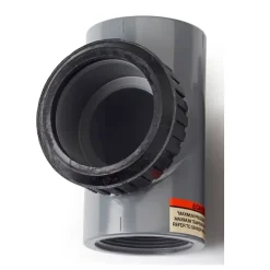 2" PVDF Union Tee, for 3700 Series Conductivity Sensors, without Junction Box