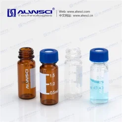 Lọ thủy tinh 2mL có nắp vặn, thiết kế chống vặn quá chặt
