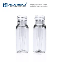 Lọ thủy tinh trong suốt 2ml 9-425 có nắp vặn và ống nhỏ đựng mẫu 0.2ml bên trong