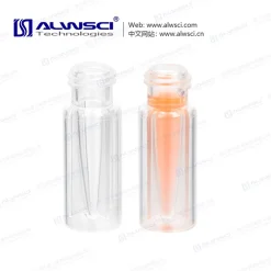 Lọ thủy tinh trong suốt 2ml 9-425 TPX có nắp vặn và ống nhỏ 0.3ml bên trong