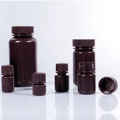 Chai nhựa nâu miệng rộng 500 mL–1000 mL